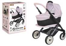 Nuku vanker Smoby Maxi Cosi 3in1, 7600253121, roosa