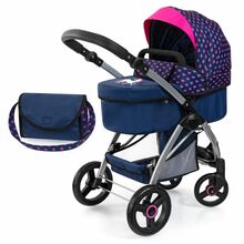 Nukukäru Bayer Design City Max, 17554AA, sinine/roosa