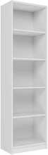 Raamaturiiul Top E Shop R50 Biel, 30 x 50 x 181 cm, valge
