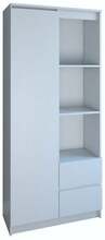 Raamaturiiul Top E Shop RS-80 Bily, 80 x 35 x 180 cm, valge