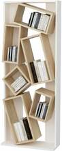 Põrandariiul Kalune Design Carmen 875ZNA4609, 24 x 63 x 153.6 cm, tamm/valge
