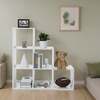 Raamaturiiul Vasagle LBC63WT, 97,5 x 97,5 x 29 cm, valge