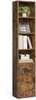 Raamaturiiul Vasagle Custos Collection, 24 x 31,8 x 175 cm, pruun, 6 taset