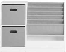 Laste riiul Sobuy KMB76, 80 x 30 x 61 cm, valge/hall