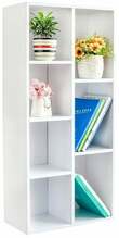 Raamaturiiul ModernHome WYJ-071, 50 x 24 x 106 cm, MDF, valge