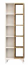 Põrandariiul Kalune Design Enzamu, 25 x 50 x 162 cm, valge/pruun