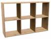 Riiul Top E Shop Malax 2X3, tamme artisan, 30 x 110 x 75 cm