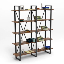 Põrandariiul Kalune Design MN05, 34 x 154.8 x 180 cm, pruun/tumehall