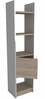 Põrandariiul Kalune Design Esbi 103, valge/helepruun, 29.5 x 33.1 x 150 cm