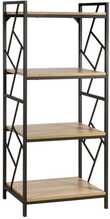 Riiul Home4you Study, 60 x 40 x 139.5 cm, tamm/pruun, 4 tasapinda