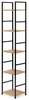 Raamaturiiul ModernHome Loft, 144,5 x 29 x 23,5 cm, pruun/tamm