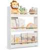 Lasteraamaturiiul Songmics, 3 taset, 60 x 12 x 75 cm, valge-looduslik