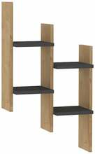 Seinariiul Kalune Design Su 835PUQ1653, 49,4 x 14,5 x 85 cm, antratsiit/puit