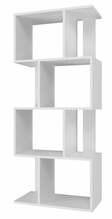Raamaturiiul Top E Shop Fiesta 4P, 59,5 x 30 x 140 cm, valge