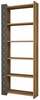 Põrandariiul Kalune Design City 845HCT3607, 24.2 x 64.6 x 170 cm, sinine/pähklipuu