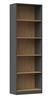 Raamaturiiul Top E Shop R60, 60 x 30 x 182 cm, antratsiit/tamm