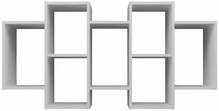 Seinariiul Top E Shop Bilbao 7.0, 20 x 129.6 x 65 cm, valge