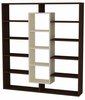 Raamatukapp Kalune Design Ample, 125 x 22 x 135,7 cm, wenge, kask