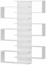 Raamaturiiul Kalune Design Lotus, 21.3 x 75 x 161.3 cm, valge