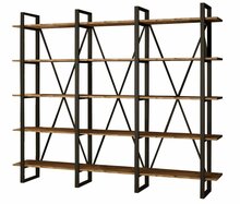 Põrandariiul Kalune Design ML4 - A, 34 x 219.6 x 180 cm, must/mänd