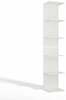 Seinariiul Top E Shop 6P, 180 x 30 x 35 cm, valge