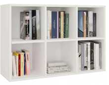 Riiul Top E Shop Malax Mini 2x3, 90 x 30 x 65 cm, valge