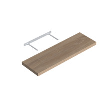 Riiul Velano FS DS 80/24DS, 800 x 240 mm, tamm, DMX 65117