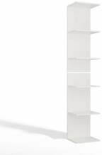 Seinariiul Top E Shop 6P, 180 x 30 x 35 cm, valge
