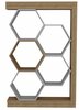 Raamaturiiul Kalune Design Artemis 322RTC1114, 24.6 x 90 x 140 cm, valge/pähkel