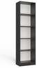 Raamatukapp Top E Shop Bookcase 50 cm, antratsiit