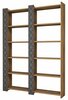 Põrandariiul Kalune Design City 2, 124.6 x 24.2 x 170 cm, pruun/sinine