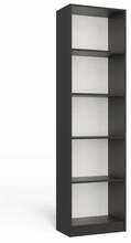 Raamatukapp Top E Shop Bookcase 50 cm, antratsiit