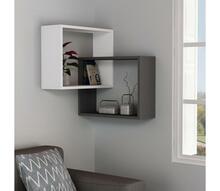 Seinariiul Kalune Design Ring 776HMS1719, 68 x 60 x 68 cm, valge/antratsiit