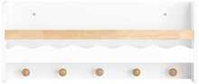 Laste seinariiul Sobuy KMB78-W, 73 x 15 x 30 cm, valge