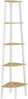 Raamatukapp Vasagle, 5 taset, 37,2 x 37,2 x 159 cm, tamm/valge