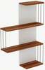 Seinariiul Kalune Design Cambel 854KLN1736, 64 x 19 x 96 cm, valge/mänd