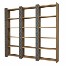 Põrandariiul Kalune Design City 3, 184.6 x 24.2 x 170 cm, pruun/sinine