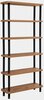 Raamaturiiul Kalune Design Gala 688DRA1207, 28 x 80 x 168.5 cm, must/mänd