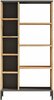 Raamaturiiul Kalune Design RL3-AA, 25.5 x 72 x 133.6 cm, antratsiit/pruun