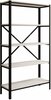 Raamaturiiul ADRK Rene, 80 x 30 x 146.8 cm, must/valge matt