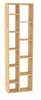 Raamaturiiul Kalune Design Tomi 495SSE1204, 19.6 x 44.4 x 150 cm, tamm