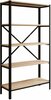Raamaturiiul ADRK Rene, 80 x 30 x 146.8 cm, must/sonoma tamm