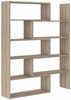 Raamaturiiul ADRK Kardal, 125 x 23.9 x 137.7 cm, pruun, sonoma tamm
