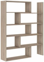 Raamaturiiul ADRK Kardal, 125 x 23.9 x 137.7 cm, pruun, sonoma tamm