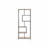 Riiul Actona Seaford, 77 x 35 x 185 cm, tamm/must