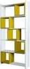 Põrandariiul Kalune Design Box II, 80 x 22 x 170 cm, valge/kollane