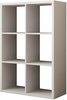 Raamaturiiul ADRK Cleo IV, valge, 77 x 33 x 113,5 cm