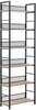 Riiul Home4You Hector, 60 x 28 x 187 cm, saar/must
