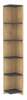 Põrandariiul Kalune Design Porto 835PUQ3697, 25 x 25 x 160 cm, pruun/hall