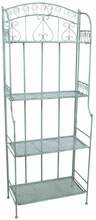 Riiul Mint, 60 x 32 x 156 cm, antiikroheline, metall